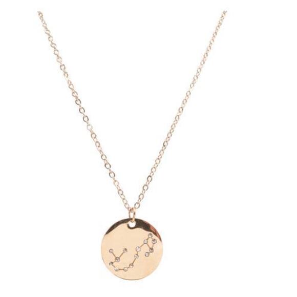 RETAIL $50 Kinsley Armelle Zodiac Rose Gold Scorpio Necklace (Oct 23 - Nov 21) - Picture 1 of 2